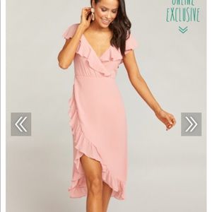 Show Me Your Mumu light pink midi dress